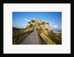 Civita di Bagnoregio and the long bridge leading to town by Anonymous