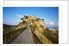 Civita di Bagnoregio and the long bridge leading to town by Anonymous