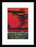 Early German Air Show Poster by Anonymous