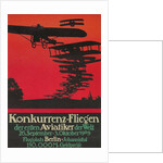 Early German Air Show Poster by Anonymous