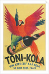 Macaws with Bottle of Toni-Kola Liqueur by Anonymous
