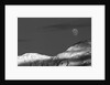 Mountain Ridge and Moon, Antarctic Peninsula by Anonymous