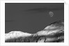 Mountain Ridge and Moon, Antarctic Peninsula by Anonymous