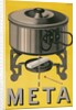 German Advertisement for Meta, Pot with Sterno Cube by Anonymous