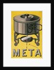German Advertisement for Meta, Pot with Sterno Cube by Anonymous
