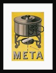German Advertisement for Meta, Pot with Sterno Cube by Anonymous