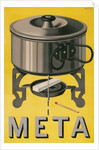 German Advertisement for Meta, Pot with Sterno Cube by Anonymous