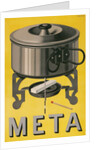 German Advertisement for Meta, Pot with Sterno Cube by Anonymous