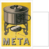 German Advertisement for Meta, Pot with Sterno Cube by Anonymous