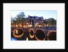 Amsterdam canals at dusk by Anonymous