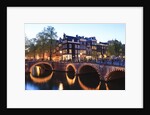 Amsterdam canals at dusk by Anonymous
