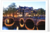 Amsterdam canals at dusk by Anonymous