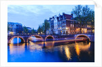 Amsterdam canals at dusk by Anonymous