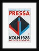 German Poster for Cologne Press Exhibition, 1928 by Anonymous