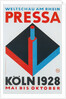 German Poster for Cologne Press Exhibition, 1928 by Anonymous