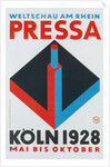 German Poster for Cologne Press Exhibition, 1928 by Anonymous