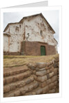 Chinchero, Peru catholic church built on Inca foundation by Anonymous