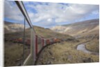 Tourist train high in Andes above Lima, Peru by Anonymous