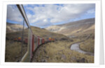 Tourist train high in Andes above Lima, Peru by Anonymous