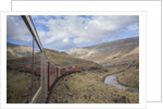 Tourist train high in Andes above Lima, Peru by Anonymous