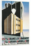 French Ad for Steamship Line Port, Dunkirk by Anonymous