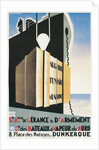 French Ad for Steamship Line Port, Dunkirk by Anonymous