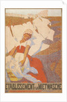 Pointillist Poster for Laundry Service by Anonymous