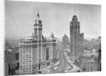 Michigan Avenue view in Chicago, ca. 1925 by Anonymous