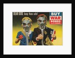 War Bonds Poster, Children in Gas Masks by Anonymous