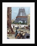 Paris. Universal Exhibition of 1889. Construction of the Eiffel Tower by Anonymous