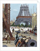 Paris. Universal Exhibition of 1889. Construction of the Eiffel Tower by Anonymous