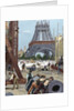 Paris. Universal Exhibition of 1889. Construction of the Eiffel Tower by Anonymous