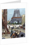 Paris. Universal Exhibition of 1889. Construction of the Eiffel Tower by Anonymous