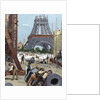 Paris. Universal Exhibition of 1889. Construction of the Eiffel Tower by Anonymous
