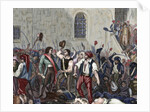 French Revolution. Execution of clerics and prisoners by members of the Paris Commune by Anonymous