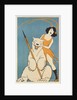 Laughing Woman and Polar Bear by Anonymous