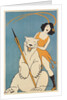 Laughing Woman and Polar Bear by Anonymous
