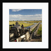 Safari Vehicle Crossing Bridge by Anonymous