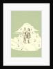 Couple Strolling on Cloud with Musical Notes by Anonymous