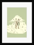 Couple Strolling on Cloud with Musical Notes by Anonymous
