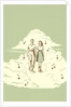 Couple Strolling on Cloud with Musical Notes by Anonymous