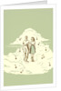 Couple Strolling on Cloud with Musical Notes by Anonymous
