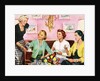 Four Happy Housewives Having Tea by Anonymous