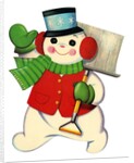 1950s Snowman by Anonymous