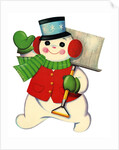 1950s Snowman by Anonymous