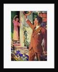 Businessman Waves Goodbye to His Wife by Anonymous