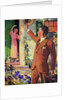Businessman Waves Goodbye to His Wife by Anonymous