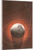 Rocket Paths around Globe by Anonymous