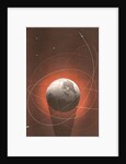 Rocket Paths around Globe by Anonymous