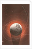 Rocket Paths around Globe by Anonymous